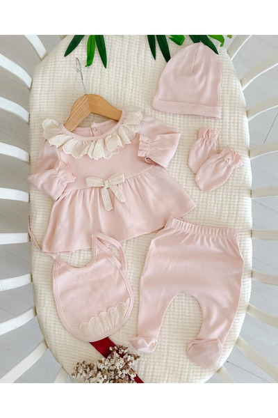 hümabebe أوماي غيبور فيونكة أنيقة فاخرة للفتيات حديثات الولادة، مجموعة من 5 ق...