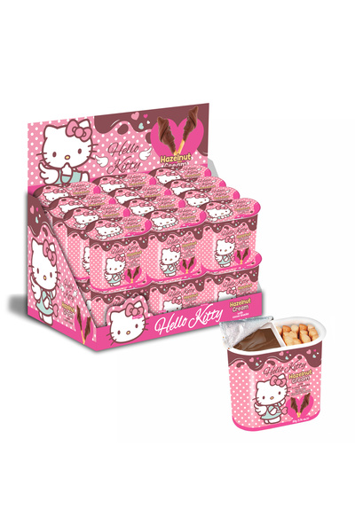 Lolliboni HELLO KITTY STICK N GO 50GR, 1 suport x 24 buc