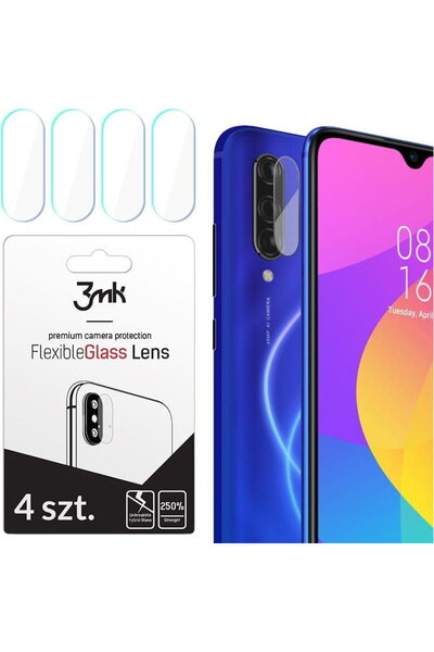 3MK Protecție pentru obiectivul camerei Xiaomi Mi 9 Lite - Pachet de 4