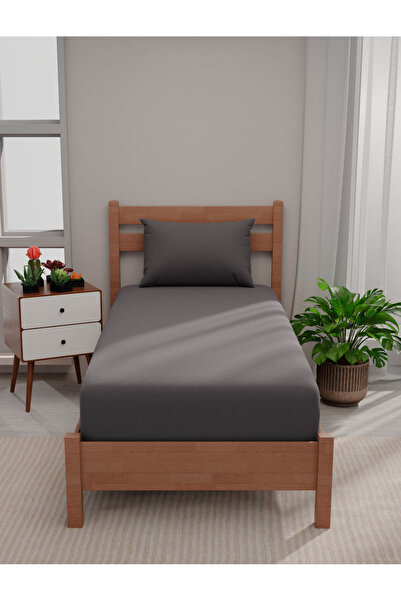 Apricitas HOME Single Bed Sheet Set Urban Anthracite 120X200 cm