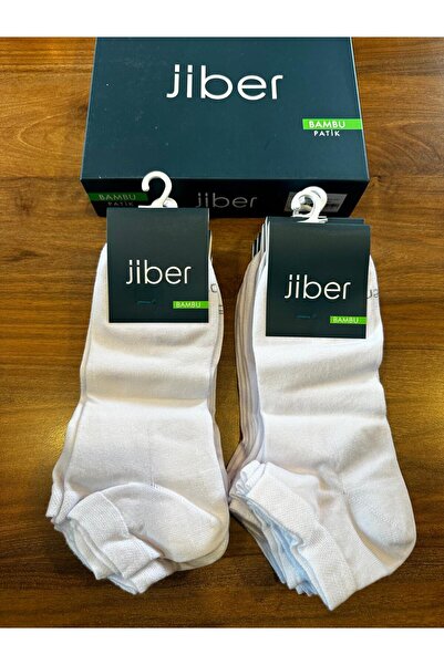 Jiber Men's Bamboo Comfortable Booties Socks 12-Pack