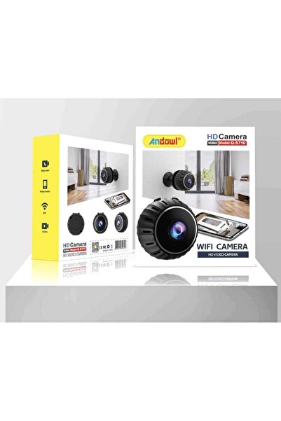 Andowl Mini Cameră de Supraveghere Wi-Fi Q-S710, Full HD – Discreție și Sigur...