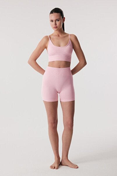 Oishii Rei PushUp Şekillendirici Mini Şort Dusty Pink