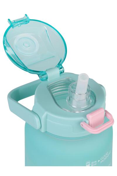 Vagonlife Polycarbonate Flask with Straw 2000 ml - Pink Standard