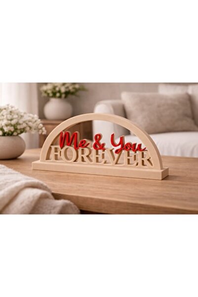 OEM Minimalist couple decorative statuette "Me & You forever", minimalist 3D ...