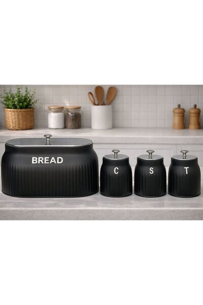 PAZARAKOŞ سلسلة توابل إيكميليك الفاخرة باللون الأسود والفضي