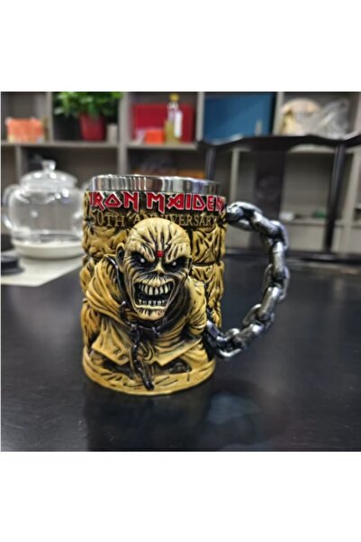 ErCorp iron Maiden Eddie 50th Anniversey Paslanmaz Çelik Kupa