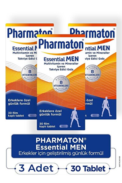 Pharmaton Essential Men 30 Tablet 3 Adet
