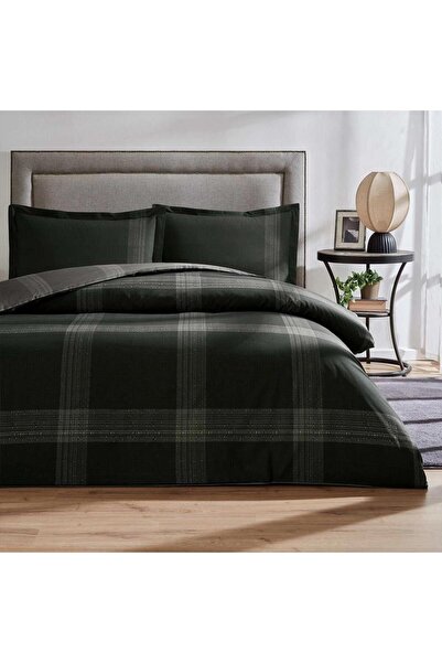 Özdilek Double Ranforce Duvet Cover Set Melange Black