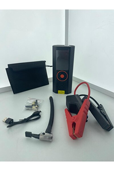 Lizbon ST-5537 Pro 12000mAh Araç Takviye Cihazı – Dijital Lastik Şişirme Komp...