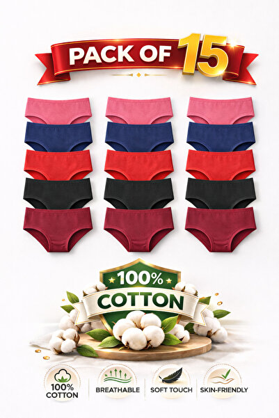 Yohannes Club Women'S, Cotton Pack Hipster Basic Slip Panties, Soft Touch, Sk...