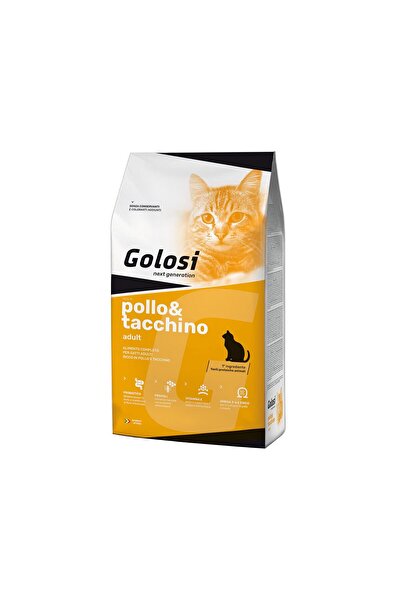 Golosi PREMIUM DRY FOOD FOR CATS WITH CHICKEN AND TURKEY 20KG