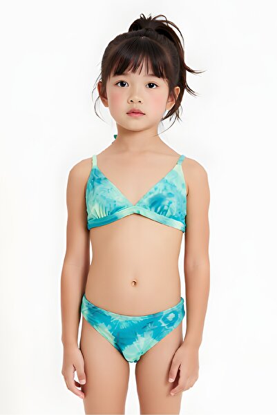 Estiva طقم بيكيني بقصة مثلثية منقوش للفتيات