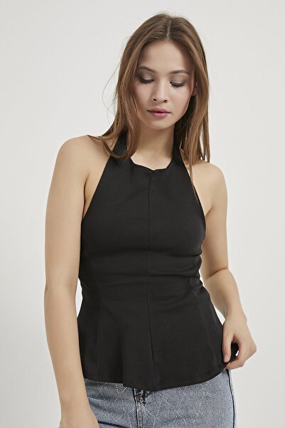 Arma Life ARMALIFE 3974 BLUZĂ DE DAMĂ CU GULER ÎNALT ȘI VOLANE