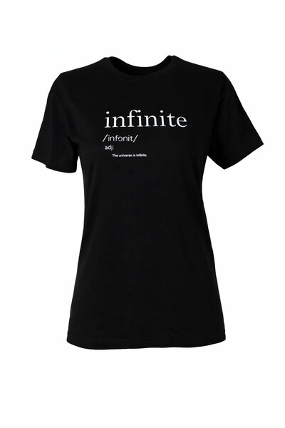 trender Γυναικείο μπλουζάκι Infinite O-Neck μαύρο 26YDT1000017