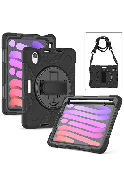 Fuchsia iPad Mini 7. Generation 2024 Compatible 360 °   Sturdy Hand-Shoulder ...