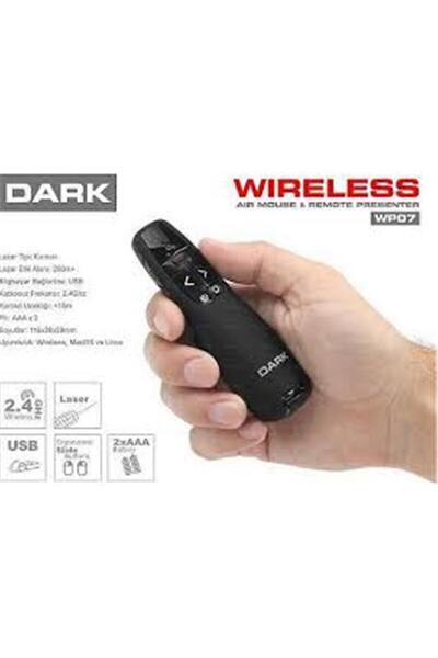 WP07 Kırmızı Lazerli Wireless Presenter