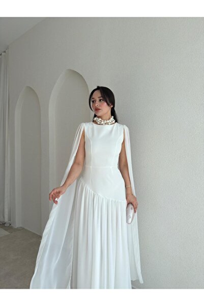 Mooi Butik Wonka Maxi Dress 8486 - White