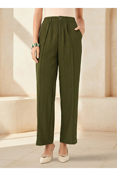 FAV قصة ساق واسعة بثنيات