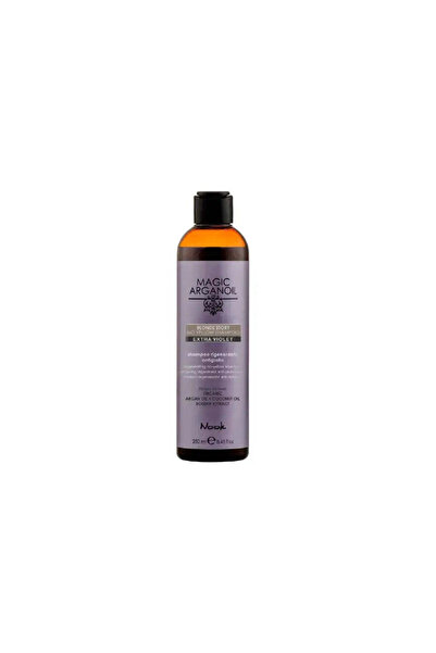 Nook Magic Arganoil Blonde Story Șampon extra violet pentru păr blond 250 ml