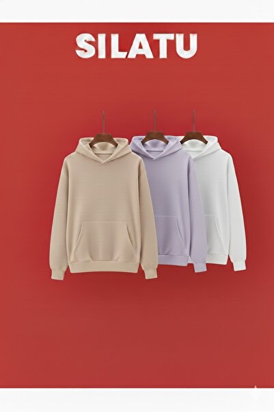 SILATU 3-Pack Hooded Sweatshirts
