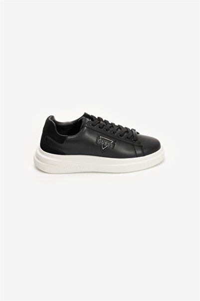 Guess Elba Men's Leather Sneaker Black