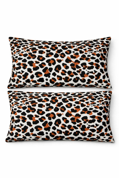 SADEN HOME Set of 2 Patterned Cotton Pillowcases 50X70 cm