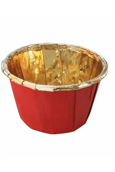 pratikpastacılık Black 50-Piece Cake Mold 6.5x4 Cm Hard Cardboard Muffin Mold...