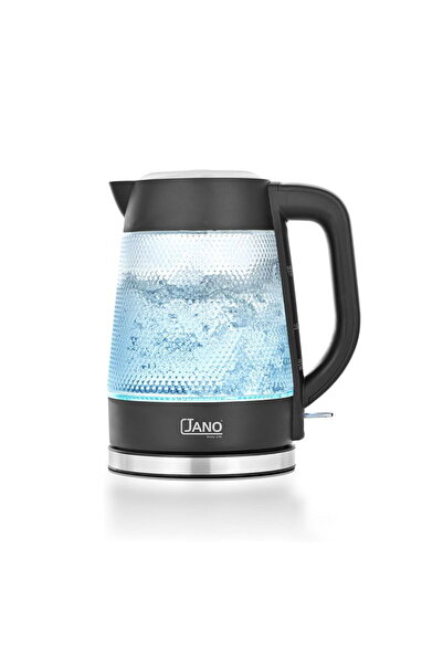 JANO Glass Kettle 1.8 Liters 2200 Watts Black