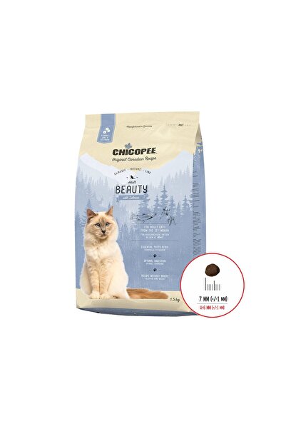 Chicopee HRANA USCATA PENTRU PISICI SUPER PREMIUM CNL ADULT BEAUTY SALMON 1.5KG