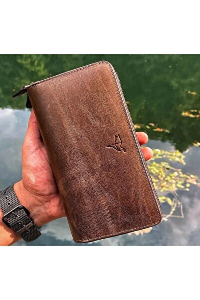 Garbalia Genuine Leather Handbag with Phone Compartment and Money Portfolio, ...