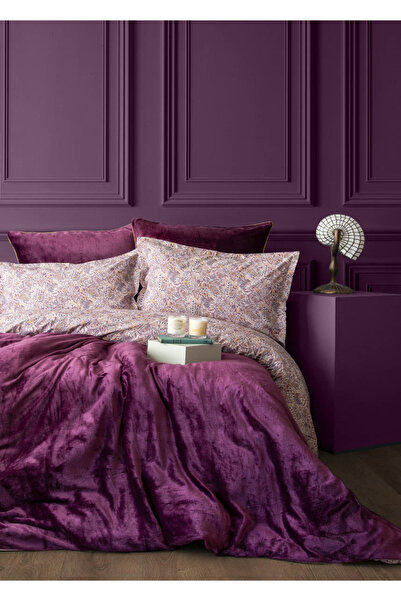 Apricitas HOME Διπλό Λόνα Μούρντουμ Βελούδο Κουβέρτα τεμάχια Σετ παπλωματοθήκης