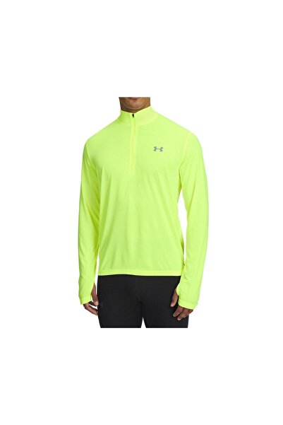 Under Armour UA LAUNCH 1/4 ZIP 6005542-731 Men's Yellow Clothing, Size XL