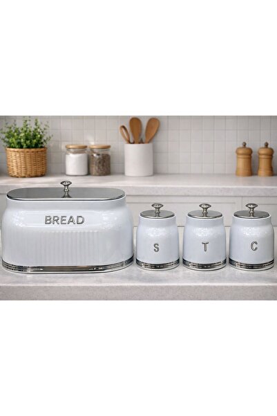 PAZARAKOŞ Bread Spice Series Luxury White Silver