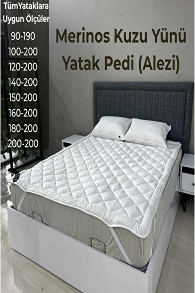 Merinos Kuzu Yünü Yatak Pedi (Alezi)-200-200