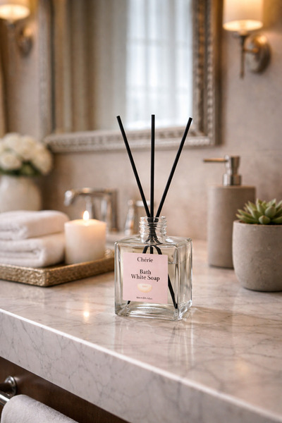 Mon Chérie Essence Bath White Soap Çubuklu Oda Kokusu 100ml , Sabun Kokulu Ar...