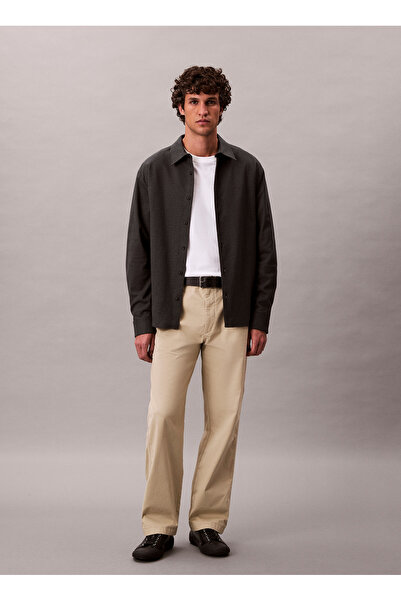 Calvin Klein Jeans Standart Bel Rahat Bej Erkek Chino Pantolon LV04RB602GNSU ...