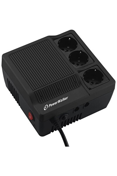 Other PowerWalker AVR 1000 voltage regulator 3 AC outlet(s) 180-264 V Black