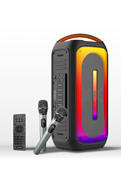 MSE MAGIC STAR MAGIC STAR AudifyGo Portable Karaoke Speaker BB360 with 2 Wire...