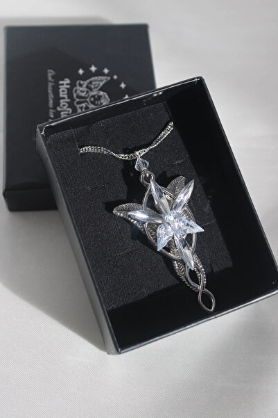 Harlofia Jewelry Gümüş Kaplama Arwen Evenstar Kolye
