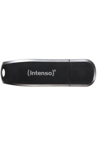 Intenso Speed Line 128GB, USB 3.0 Negru, Citire 35 MB/s, Scriere 20 MB/s
