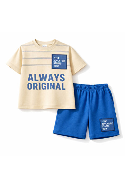 Melodikids Boy's Summer Top and Bottom Set
