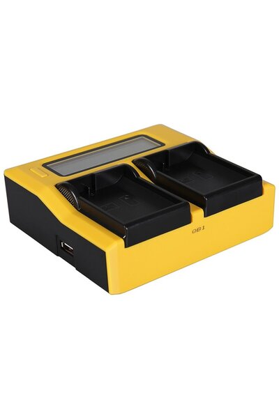 Patona Dual LCD USB Charger EN-EL15 compatible with Nikon D600, D610, D7000, ...