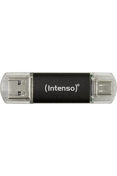 Intenso Twist Line 128 GB, (anthracite/transparent, USB-A 3.2 Gen 1, USB-C 3....