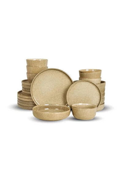 Rissa Distinctive stone dinner set from Rissa, Consisting of 24 pieces. Light...