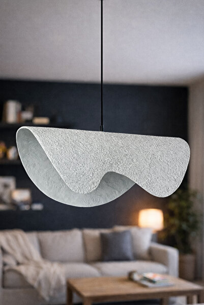 Hmydesign Handmade Wabi Sabi Karbon Beton Avize- Ondera