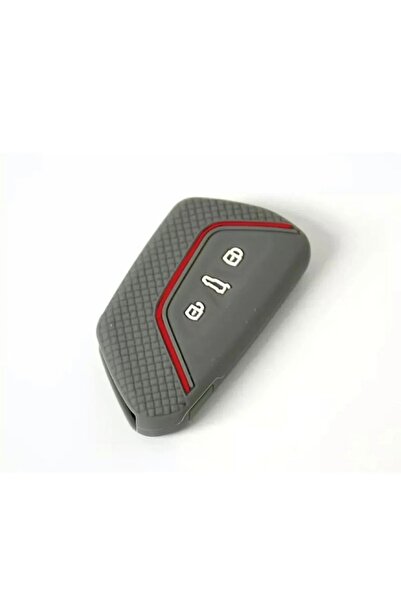 CİHAN GROUP Volkswagen Caddy 2021+ Model Gray Color Silicone Key Protection Case