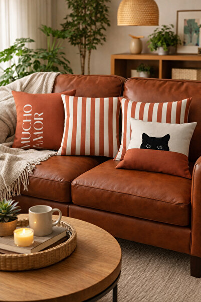 Evdek Dvostrana Štampano 4-dijelna Navlaka za jastuk 6EMD3