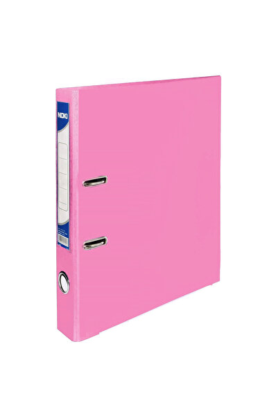 Noki Laminated Lever Arch File 5cm Pink