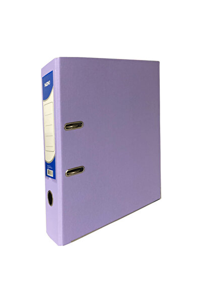Noki Laminated Lever Arch File 7.5cm Lilac